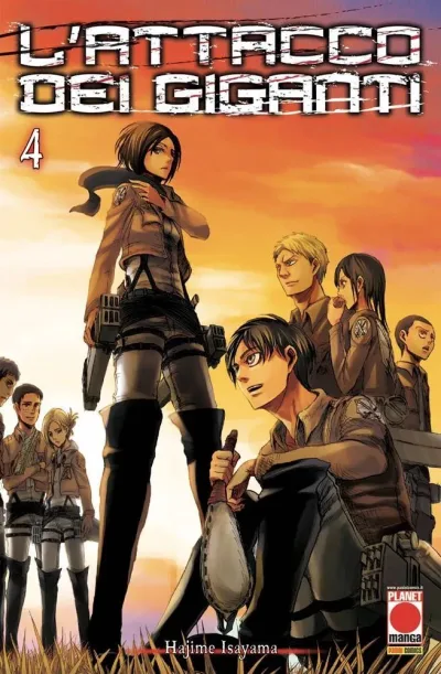 Cover of L'attacco dei giganti 4