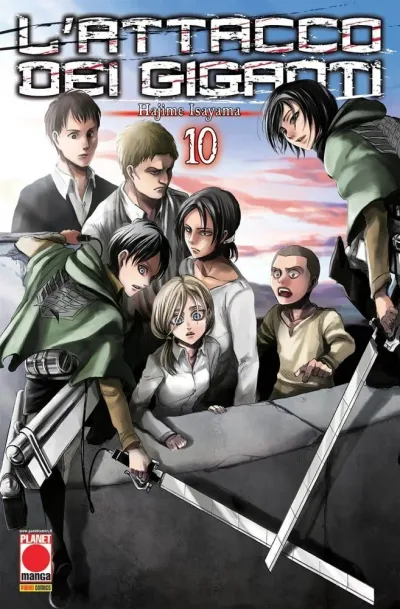 Cover of L'attacco dei giganti 10