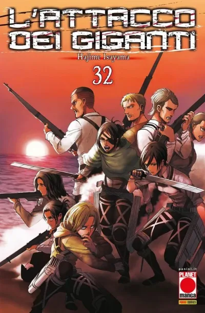 Cover of L'attacco dei giganti 32