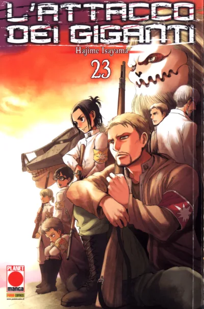 Cover of L'attacco dei giganti 23