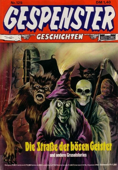 Cover of Die Straße der bösen Geister