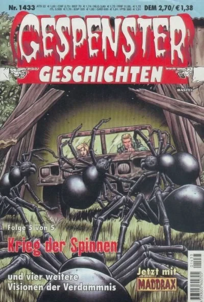 Cover of Krieg der Spinnen