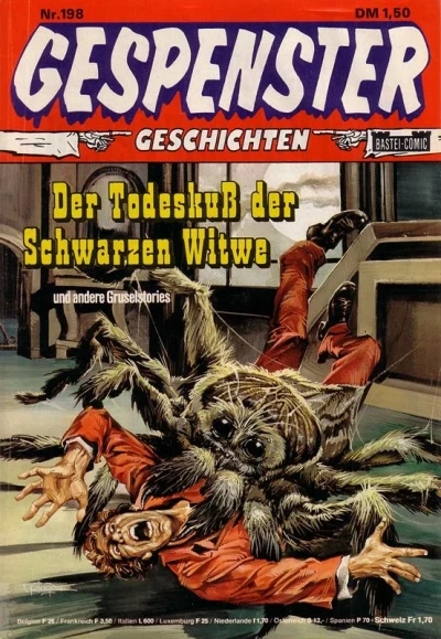 Cover of Der Todeskuß der schwarzen Witwe