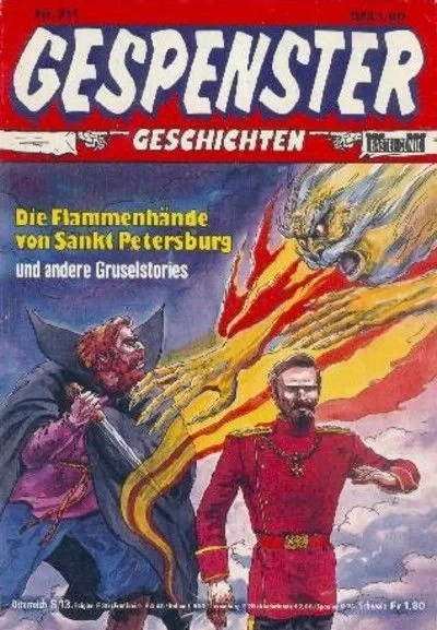 Cover of Die Flammenhände von Sankt Petersburg