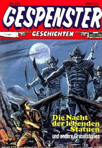 Cover of Die Nacht der lebenden Statuen