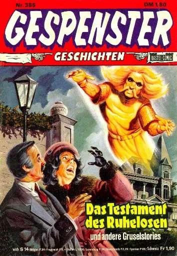 Cover of Das Testament der Ruhelosen