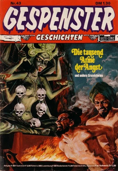 Cover of Die tausend Arme der Angst