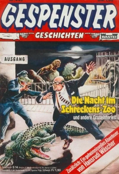 Cover of Die Nacht im Schreckens-Zoo