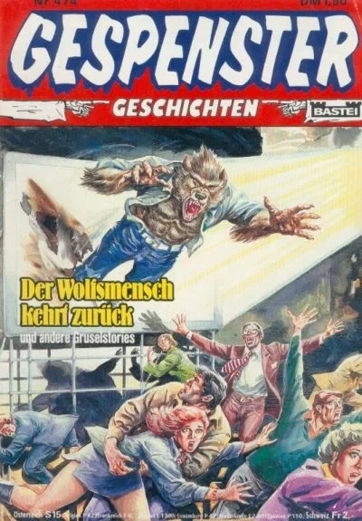 Cover of Der Wolfsmensch kehrt zurück