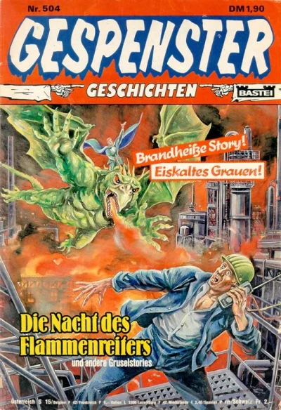 Cover of Die Nacht des Flammenreiters