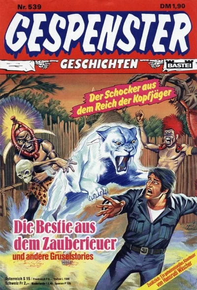 Cover of Die Bestie aus dem Zauberfeuer