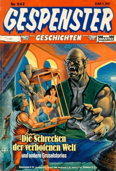 Cover of Die Schrecken der verbotenen Welt