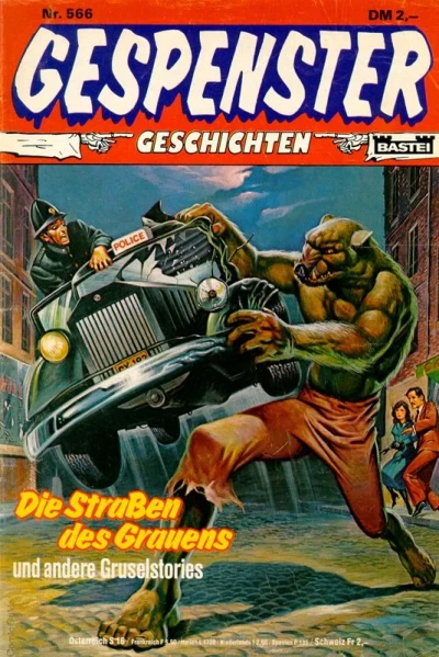 Cover of Die Straßen des Grauens