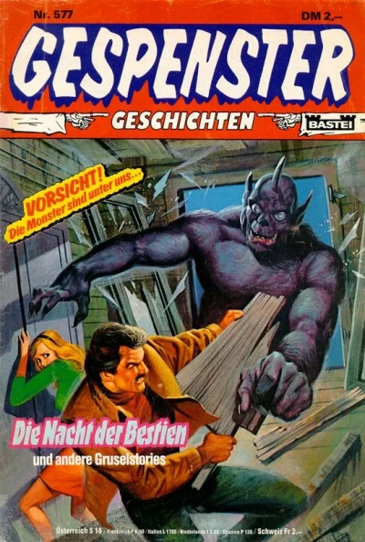Cover of Die Nacht der Bestien