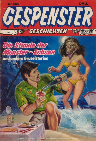 Cover of Die Stunde der Monster-Echsen