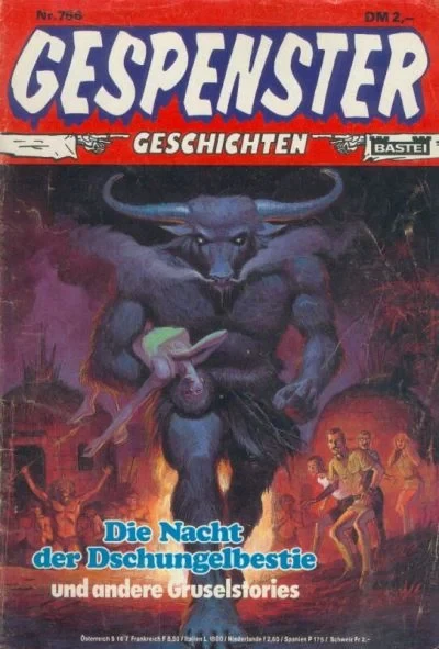 Cover of Die Nacht der Dschungelbestie