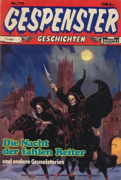 Cover of Die nacht der fahlen Reiter