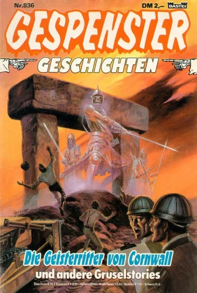 Cover of Die Geisterritter von Cornwall