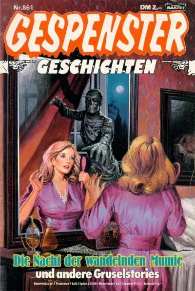 Cover of Die Nacht der wandelnden Mumie