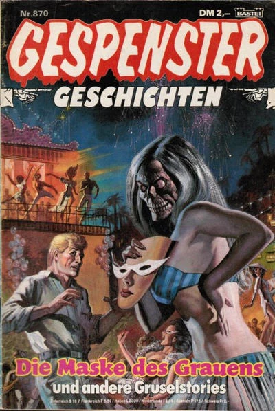 Cover of Die Maske des Grauens