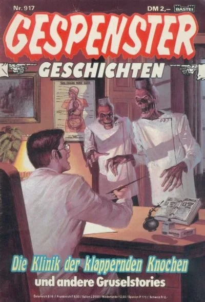 Cover of Die Klinik der klappernden Knochen