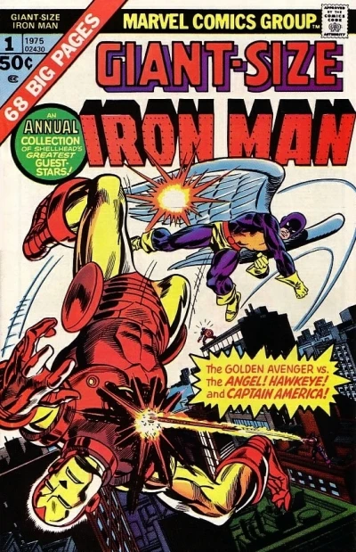 Cover of The New Iron Man Meets the Angel!