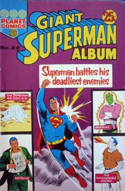 Cover of Superman Battles His Deadliest Enemies