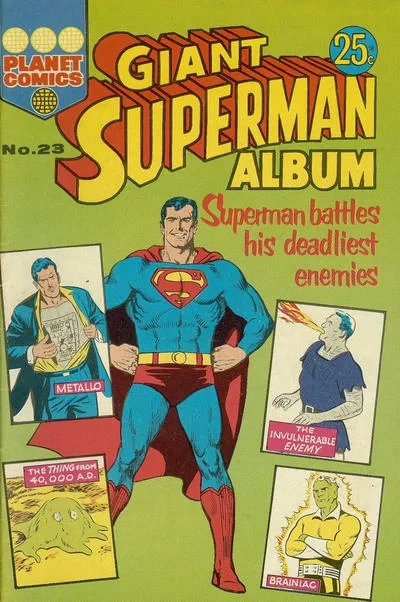 Cover of Superman Battles His Deadliest Enemies