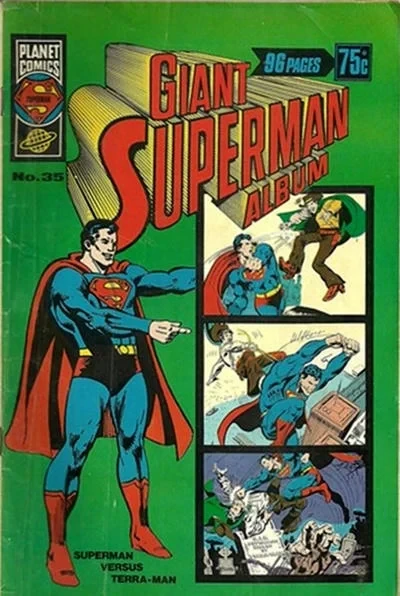 Cover of Superman Versus Terra-Man