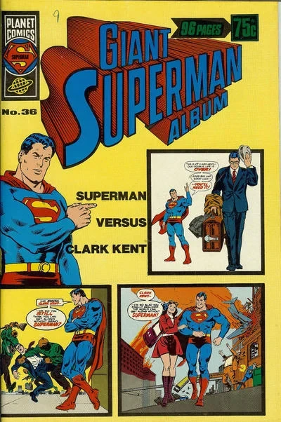 Cover of Superman versus Clark Kent