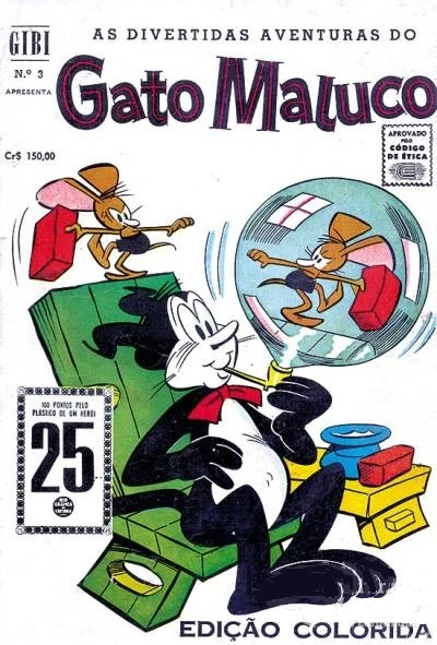 Cover of As Divertidas Aventuras do Gato Maluco