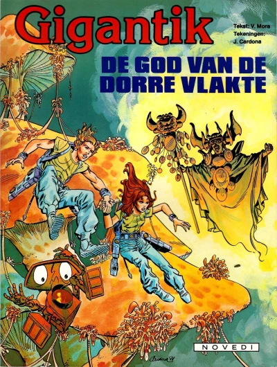 Cover of De god van de dorre vlakte