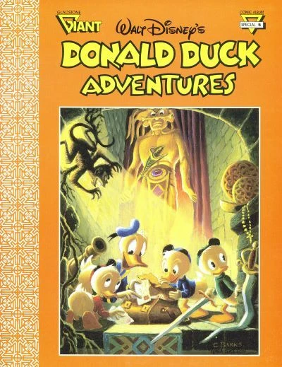 Cover of Donald Duck Adventures - The Gilded Man