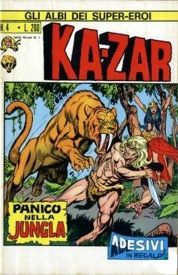 Cover of Ka-Zar: Panico nella Giungla