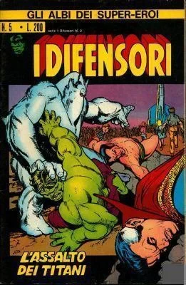 Cover of I Difensori: L'Assalto dei Titani