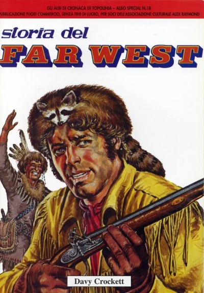 Cover of Storia del Far West: Davy Crockett