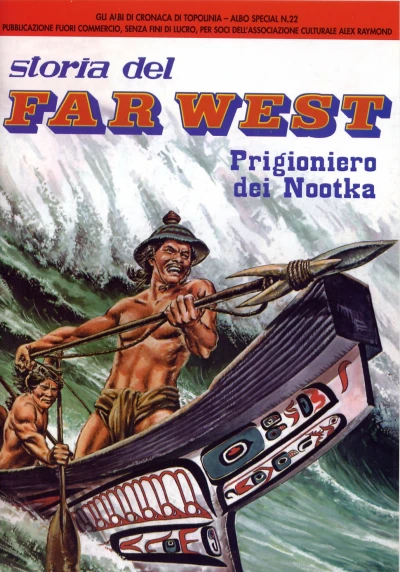 Cover of Storia Del Far West: Prigioniero dei Nootka