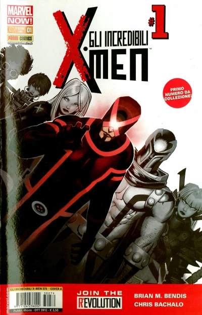 Cover of GLI INCREDIBILI X-MEN 1 MARVEL NOW!