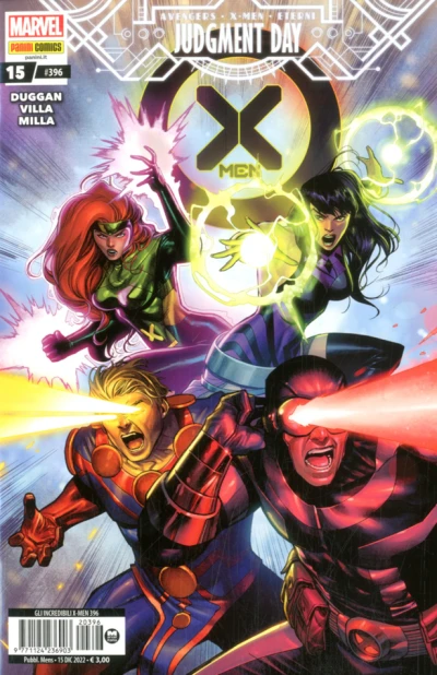 Cover of X-Men 15 A.X.E. Judgment Day