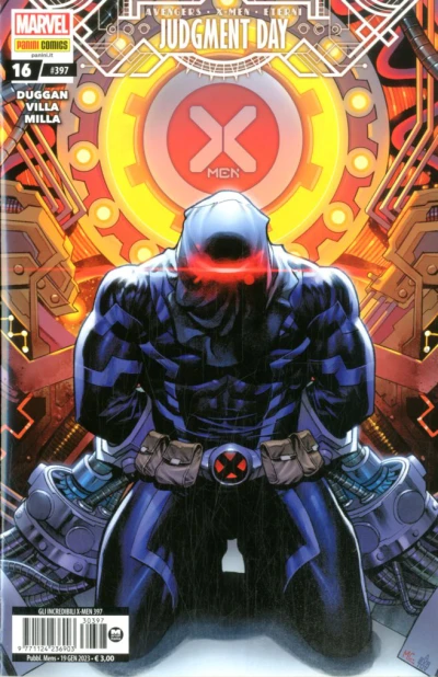 Cover of X-Men 16 A.X.E. Judgment Day