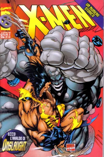 Cover of Ecco l'araldo di Onslaught