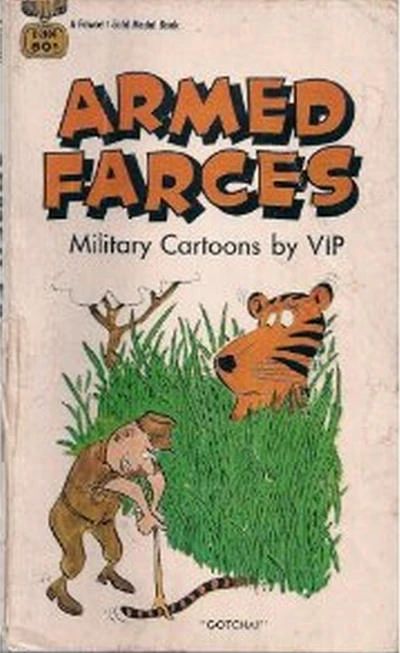 Cover of Armed Farces Military Cartoons By VIP