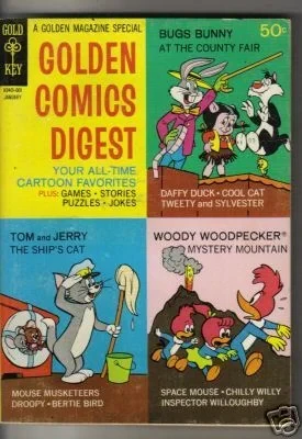 Cover of Bugs Bunny at the County Fair ; Tom and Jerry: The Ship's Cat ;  Woody Woodpecker: Mystery Mountain