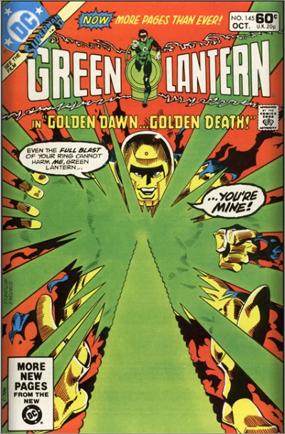 Cover of Golden Dawn...Golden Death! / Adam Strange Vs The Shadow Crawler
