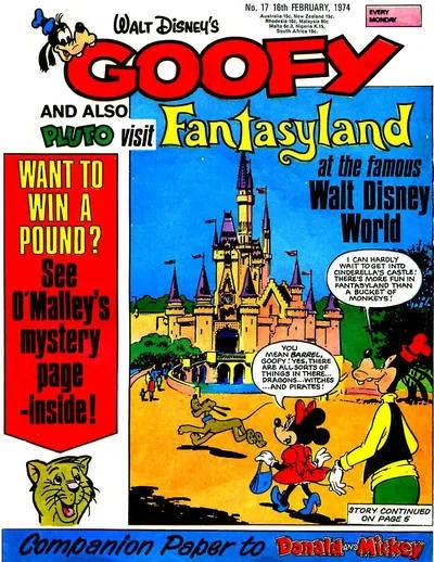 Cover of Goofy and also Pluto Visit Fantasyland at the Famous Walt Disney World