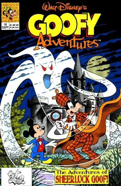 Cover of Sheerluck Goof and the Giggling Ghost of Nottenny Moor