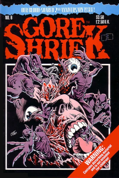 Cover of Our Blood-Soaked 2nd Anniversary Issue!