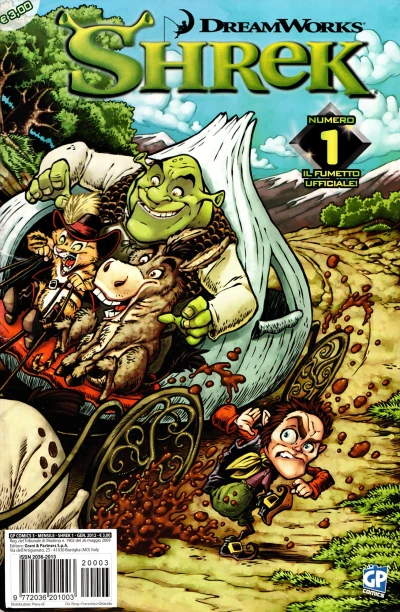 Cover of DreamWorks Comics 3 - Shrek 1