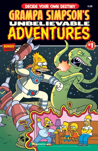 Cover of Grampa Simpson's Great Sandwich Caper!