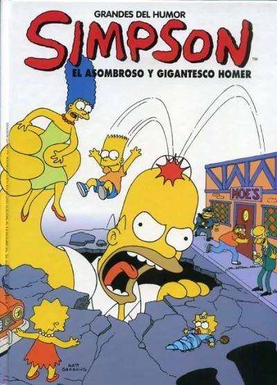 Cover of Simpson : El asombroso y gigantesco Homer